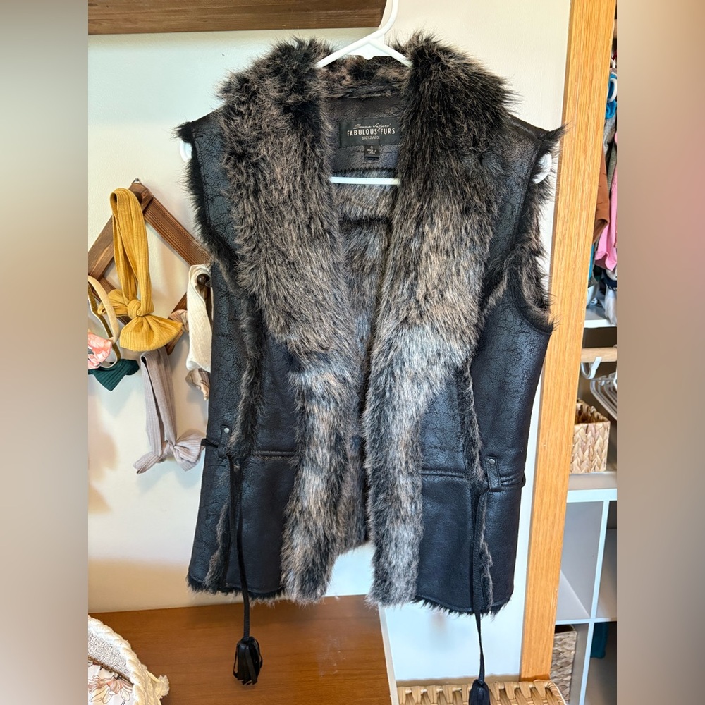 Vintage Donna Salyers Fabulous furs vest